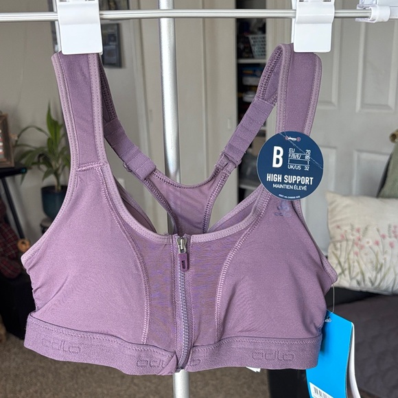 Odlo Other - Odlo Purple High Support Sports Bra 32 B